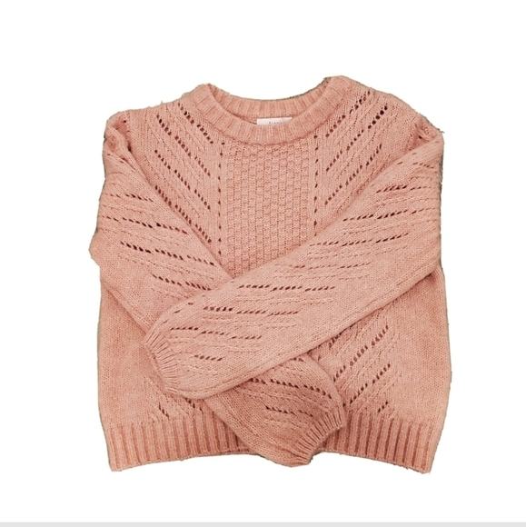 NEW Elodie Pink Mix Knit Sweater - Picture 2 of 4